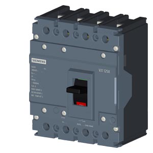 SIEMENS MCCB, 3VJ10, 4P, 50A, 18kA, NON ADJUSTABLE TYPE - Gambar 2
