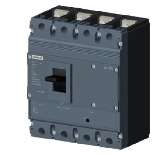 SIEMENS MCCB, 3VJ12, 4P, 128…160A, 25kA, ADJUSTABLE TYPE, TM 220
