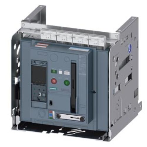 SIEMENS ACB, 3WA, 4P, 2500A, 66/50kA, D/O, ETU600-LSIG, SIZE S2, UPGRADE READY ,COLORDISPLAY, BLUETOOTH AND USB INTERFACE, PROTECTION LT, ST, INST, GFX, INCLUDE N-PROTECTION, (INTERNAL N-SENSOR AVAILABLE), INCLUDE TRIP ALARM SWITCH (1xCO)