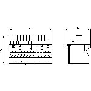 SIEMENS ACC ACB, 3WA, CONNECTOR FOR MOTORIZED F/T AND D/O - Gambar 3