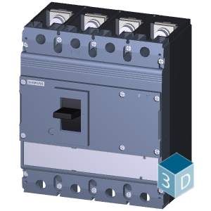 SIEMENS MCCB, 3VJ12, 4P, 128...160A, 25kA, ADJUSTABLE TYPE, TM 220 - Gambar 4