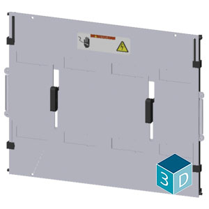 SIEMENS ACC ACB, 3WA, SHUTTER, SIZE 1, 4P, NOT FOR BREAKING CAPACITY C. SHUTTER IS INSTALLED AS STANDARD FOR GUIDES FRAMES - Gambar 4