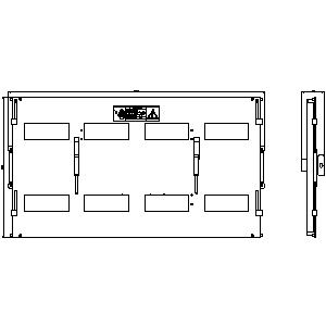 SIEMENS ACC ACB, 3WA, SHUTTER, SIZE 2, 4P, NOT FOR BREAKING CAPACITY C. SHUTTER IS INSTALLED AS STANDARD FOR GUIDES FRAMES - Gambar 3