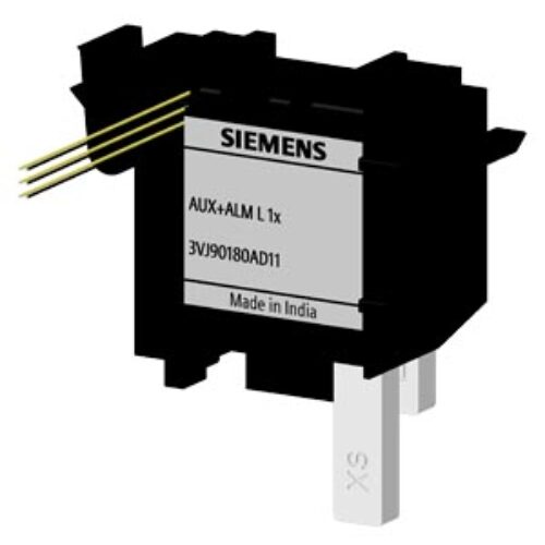 SIEMENS ACC MCCB, 3VJ, AUXILIARY SWITCH + ALARM SWITCH, LEFT CAVITY VARIANTS, FOR 3VJ10