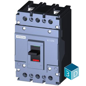 SIEMENS MCCB, 3VJ10, 2P, 80A, 25kA, NON ADJUSTABLE TYPE, TM - Gambar 4