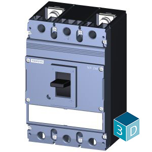 SIEMENS MCCB, 3VJ12, 2P, 160A, 36kA, NON ADJUSTABLE TYPE, TM - Gambar 4