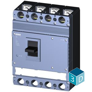 SIEMENS MCCB, 3VJ13, 4P, 320A, 36kA, NON ADJUSTABLE TYPE, TM - Gambar 4