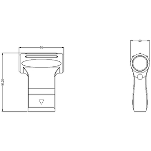 SIEMENS ACC MCCB, 3VJ, TOGGLE HANDLE EXTENSION, FOR 3VJ13 - Gambar 3