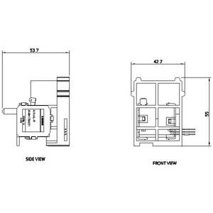 SIEMENS ACC MCCB, 3VJ, AUXILIARY SWITCH + ALARM SWITCH, RIGHT CAVITY VARIANTS, FOR 3VJ13 - Gambar 3