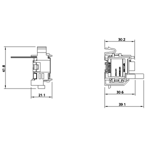 SIEMENS ACC MCCB, 3VJ, AUXILIARY SWITCH + ALARM SWITCH, LEFT CAVITY VARIANTS, FOR 3VJ10 - Gambar 3