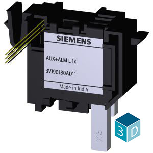 SIEMENS ACC MCCB, 3VJ, AUXILIARY SWITCH + ALARM SWITCH, LEFT CAVITY VARIANTS, FOR 3VJ10 - Gambar 4