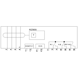 SIEMENS ACC MCCB, 3VA, RESIDUAL CURRENT DEVICE RCD820 ADVANCED RCD TYPE A LOADSIDE MOUNTED RATED RESID. CURRENT 0.03...30A AT 50/60 Hz ADJUSTABLE tv 0...10000 MS 4-POLE In=250 A UE=100-690 V - Gambar 5