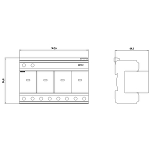 SIEMENS OVERVOLTAGE PROTECTION DEVICES, 4P, FOR TN-S AND TT SYSTEMS WITH REMOTE SIGNALING - Gambar 3