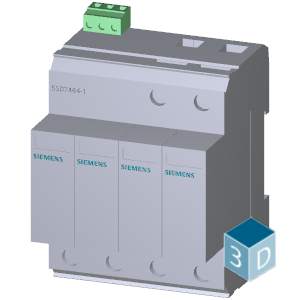 SIEMENS SURGE ARRESTERS, 4P, 400V, 40kA, FOR TN-S AND TT SYSTEMS, WITH REMOTE SIGNALING, STANDARD DESIGN - Gambar 4