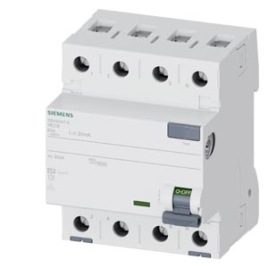 SIEMENS RCCB, 5SV4, 3P+N, 80A, 30mA, 400V, TYPE AC - Gambar 2