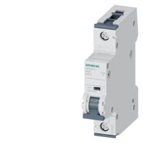 SIEMENS MCB, 5SY, 1P, 3A, 10kA, DC Aplication