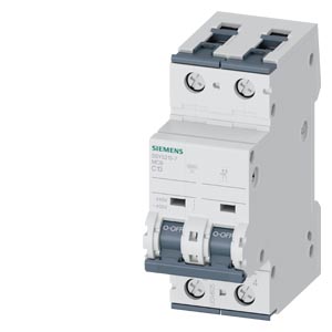 SIEMENS MCB, 5SY, 2P, 13A, 10kA, DC Aplication - Gambar 2