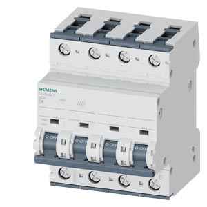 SIEMENS MCB, 5SY, 4P, 4A, 10kA, DC Aplication - Gambar 2