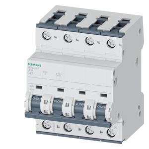 SIEMENS MCB, 5SY, 4P, 25A, 10kA, DC Aplication - Gambar 2