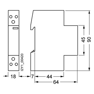 SIEMENS SWITCHING DEVICES, INSTA CONTACTORS WITHOUT MANUAL SWITCH, INSTA CONTACTORS WITHOUT MANUAL SWITCH, 20A, 1NO+1NC, 230VAC - Gambar 3