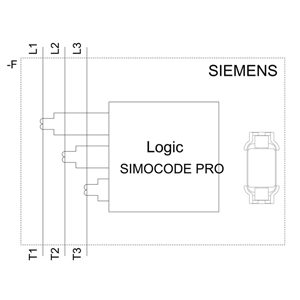 SIEMENS SIMOCODE, CURRENT MEASURING MODULE, SET CURRENT 20...200 A OVERALL WIDTH 55 mm, STRAIGH-THROUGH TRANSFORMER - Gambar 6