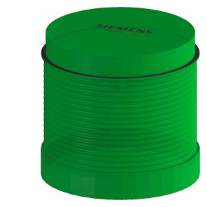 SIEMENS COMMANDING AND SIGNALING DEVICES, SIGNALING COLUMNS, 70 MM DIAMETER, LIGHT ELEMENTS WITH INTEGRATED FLASH LAMPS 8WD44, 230 VAC GREEN - Gambar 2