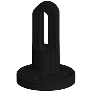 SIEMENS COMMANDING AND SIGNALING DEVICES, SIGNALING COLUMNS, 70 MM DIAMETER, MOUNTING, 8WD44, BRACKET FOR WALL MOUNTING (MOUNTING W/O FEET & PIPE) FOR DOUBLE-SIDED MOUNTING - Gambar 4