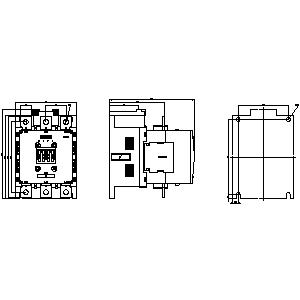 SIEMENS MOTOR STARTER CONTACTOR, 3RT1, 3P, 300A, 160kW, 2NO+2NC - Gambar 3