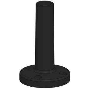 SIEMENS COMMANDING AND SIGNALING DEVICES, SIGNALING COLUMNS, 70 MM DIAMETER, MOUNTING, 8WD44, FOOT WITH PIPE, PIPE LENGTH 100MM - Gambar 4