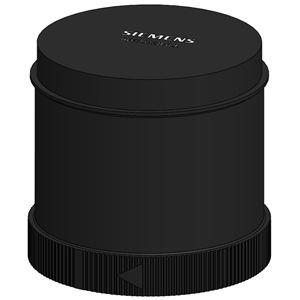 SIEMENS COMMANDING AND SIGNALING DEVICES, SIGNALING COLUMNS, 70 MM DIAMETER, ADAPTER ELEMENTS FOR AS-INTERFACE AND IO-LINK FOR 3 SIGNALING ELEMENTS STANDARD AS-I 8WD44, 24 VAC/DC BLACK - Gambar 4