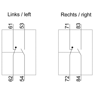 SIEMENS ACC MOTOR STARTER CONTACTOR, 3RT1, SECOND LATERAL AUXILIARY SWITCH, 1NO+1NC - Gambar 6