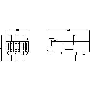 SIEMENS ACC MOTOR STARTER CONTACTOR, LINK MODULE ELECTRICAL AND MECHANICAL FOR 3RV2.3/3RT2.3, AND SOFT STARTERS 3RW304/3RW404 AC OPERATION (INDIVIDUAL UNIT PACKAGING) - Gambar 3