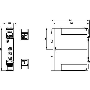 SIEMENS MONITORING RELAYS, ADJUSTABLE TIME 0,05s...100h, 12...240 V AC/DC - Gambar 3