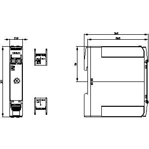 SIEMENS MONITORING RELAYS, TIMING RELAYS, 3RP251. AND 3RP252. ON DELAY TIMING RELAYS 0,5 .. 10 s, 12 ... 240 VAC/DC - Gambar 3