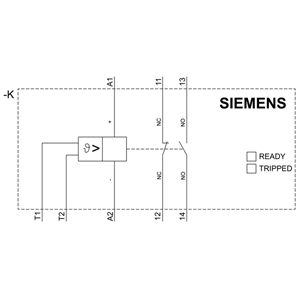 SIEMENS, 3RN2, THERMISTOR MOTOR PROTECTION RELAY COMPACT EVALUATION UNIT 17.5 mm ENCLOSURE SCREW TERMINAL 1 NO CONTACT, 1 NC CONTACT US = 24 V-240 V AC/DC AUTO RESET SUITABLE FOR BIMETALLIC SWITCH 2 LEDs (READY/TRIPPED) GALVANIC ISOLATION - Gambar 6