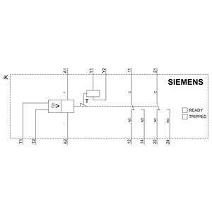 SIEMENS MONITORING RELAYS, TEMPERATURE RELAYS 3RN, BISTABLE EVALUATION UNIT, AUTO RESET, MANUAL RESET, EXTERNAL RESET, ERROR MEMORY, 2 CO, AGSNO2, 24..240 VAC/DC - Gambar 6