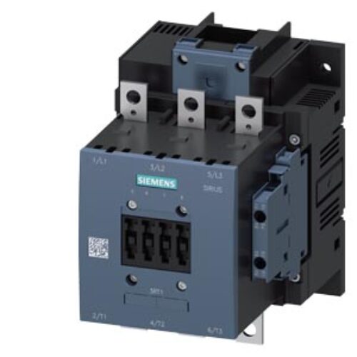 SIEMENS MOTOR STARTER CONTACTOR, 3RT1, 3P, 115A, 55kW, 2NO+2NC