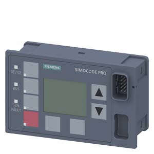 SIEMENS SIMOCODE, 3UF, OPERATOR PANEL WITH DISPLAY FOR SIMOCODE PR V, NSTALLATION IN CONTROL CABINET DOOR OR FRONT PLATE, CAN BE PLUGGED ONTO BASIC UNIT OR EXTENSION MODULES - Gambar 2