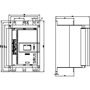 SIEMENS SOFT STARTERS, 3RW5, 101...113A, 55kW, 110...250VAC COIL - Gambar 3
