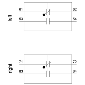 SIEMENS ACC MOTOR STARTER CONTACTOR, 3RT1, SECOND LATERAL AUXILIARY SWITCH, 1NO+1NC - Gambar 5