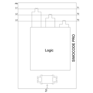 SIEMENS SIMOCODE, BUSBAR CONNECTION 63...630 CURRENT SETTING - Gambar 5