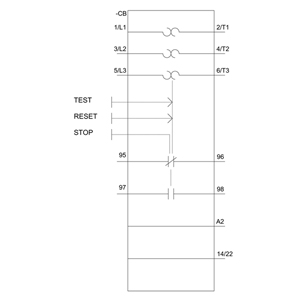 SIEMENS MOTOR STARTER OVERLOAD, 3RU6, 0,45...0,63A, SIZE S00, FOR MOUNTING ON CONTACTOR - Gambar 6