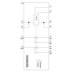SIEMENS MONITORING RELAYS, TEMPERATURE RELAYS 3RN, STANDARD EVALUATION UNIT, SUITABLE FOR BIMETALLIC SWITCH, AUTO RESET, 2 CO, AGSNO2, 24..240 VAC/DC - Gambar 5