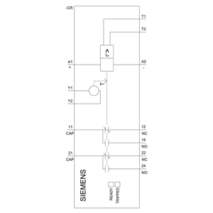 SIEMENS MONITORING RELAYS, TEMPERATURE RELAYS 3RN, NON-VOLATILE3, AUTO RESET, MANUAL RESET, EXTERNAL RESET, ERROR MEMORY, 2 CO, AGSNO2, 24 VAC/DC - Gambar 5