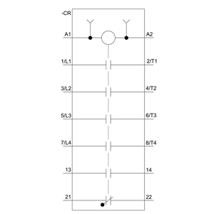 SIEMENS MOTOR STARTER CONTACTOR, 3RT2, 3P, 35A, 18,5kW, 1NO+1NC, 42VAC, SIZE S2 - Gambar 5