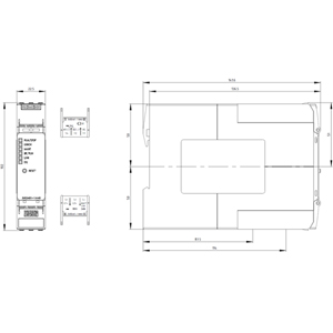 SIEMENS MONITORING RELAYS, VOLTAGE, CURRENT, AND POWER FACTOR & ACTIVE CURRENT, DC LOAD MONITORING RELAY, 0 ... 800 V, 2 x 8/1 x 16A - Gambar 3