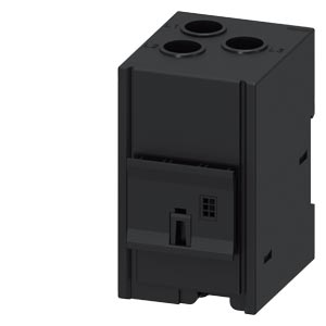 SIEMENS SIMOCODE, 3UF, CURRENT MEASURING MODULE, SET CURRENT 10...100 A OVERALL WIDTH 55 mm, STRAIGH-THROUGH TRANSFORMER