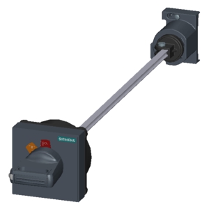 SIEMENS ACC MOTOR STARTER PROTECTION, DOOR COUPLING ROTARY OPERATING MECHANISM FOR CIRCUIT BREAKER SIZE S00...S3, BLACK 330 mm SHAFT - Gambar 4