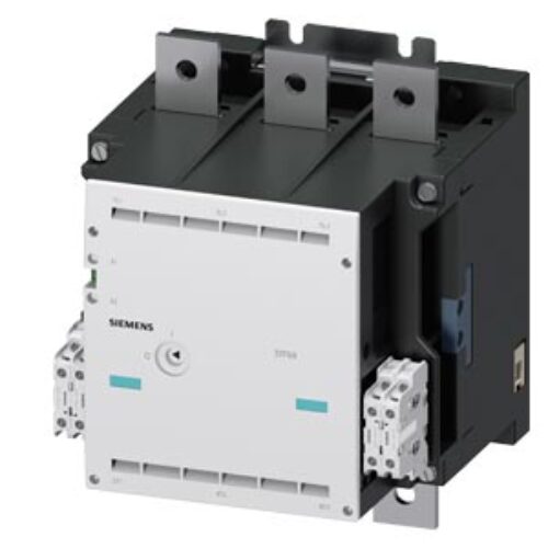SIEMENS MOTOR STARTER CONTACTOR, 3TF6, 3P, 820…910A, 450kW, 4NO+4NC, 200…240 VAC COIL