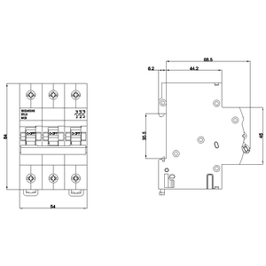SIEMENS MCB, 5TJ, 3P, 32A, 4,5kA - Gambar 3
